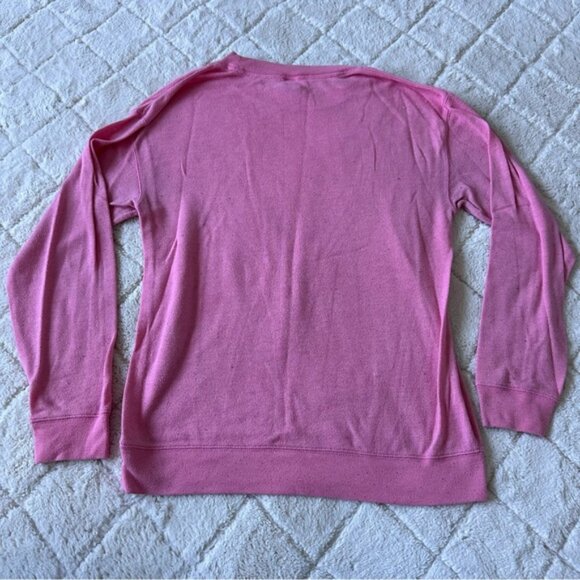 Victoria's Secret PINK | Coral Oversized Crewneck Sweater | Size Medium - Picture 4 of 8